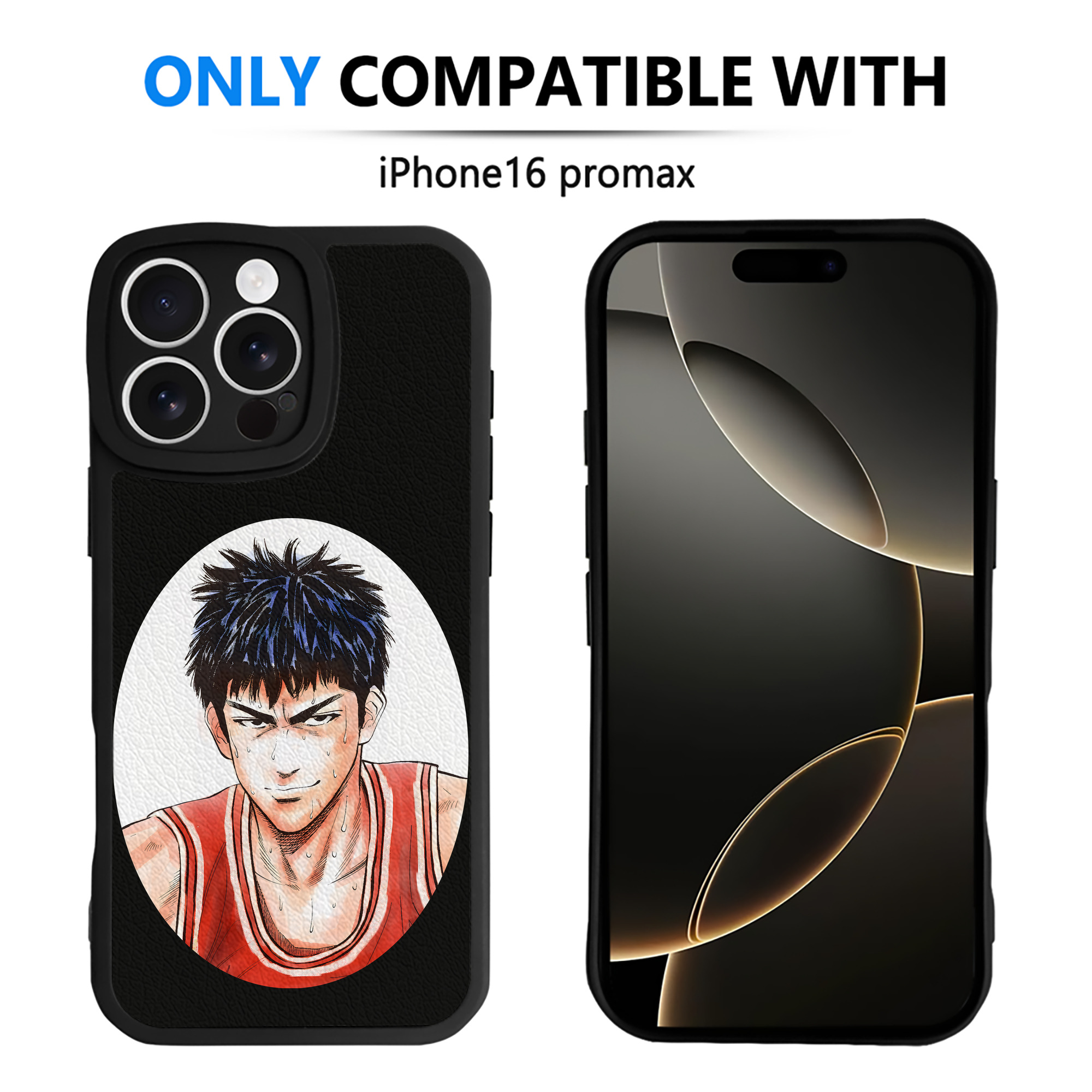 （画像用） SLAM DUNK／スラムダンク 【iPhone 16シリーズ対応】シリコンスマホケース（レザー調） 材質：シリコン